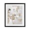 Stupell Industries Beige & White Peace Framed Print Under Glass, design by Lanie Loreth
